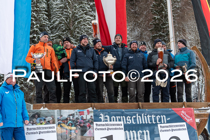 55. Hornschlittenrennen Partenkirchen, 06.01.2026